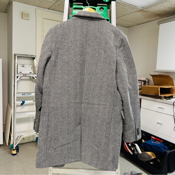 Old Navy Tweed Topcoat Overcoat - Picture 2 of 8